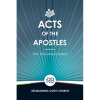 The Readable Bible: Acts - Paperback