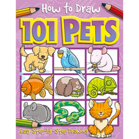 How to Draw 101 Pets - Paperback