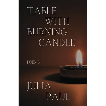 Table with Burning Candle - Paperback