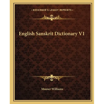 English Sanskrit Dictionary V1 - Paperback