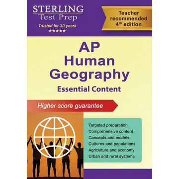 AP Human Geography: Essential Content for Advanced Placement Exam - Paperback