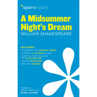 A Midsummer Night's Dream Sparknotes Literature Guide - Paperback