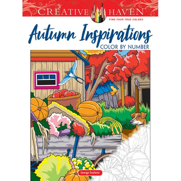 Creative Haven Autumn Inspirations Color by Number - Paperback