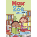 Max and Zoe at the Library