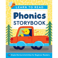 Learn to Read: Phonics Storybook: 25 Simple Stories & Activities for Beginner Readers - Paperback