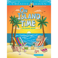 Creative Haven on Island Time Coloring Book - Paperback