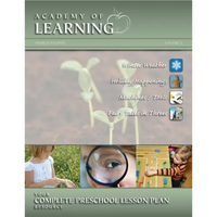 ACADEMY OF LEARNING Your Complete Preschool Lesson Plan Resource - Volume 5 - Spiral