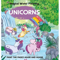 Magical Water Painting: Unicorns - Paperback