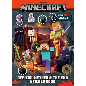 Minecraft Official the Nether and the End Sticker Book (Minecraft) - Paperback