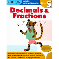 Kumon Grade 5 Decimals & Fractions - Paperback