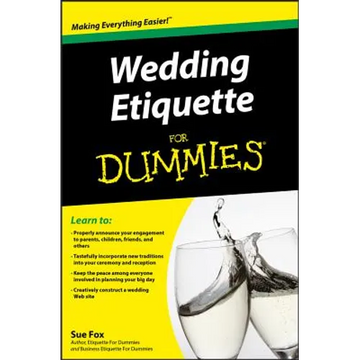 Wedding Etiquette for Dummies - Paperback