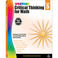 Spectrum Critical Thinking for Math, Grade 5: Volume 47 - Paperback