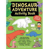 Dinosaur Adventure Activity Book - Paperback