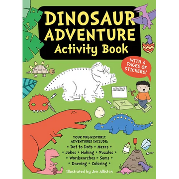 Dinosaur Adventure Activity Book - Paperback