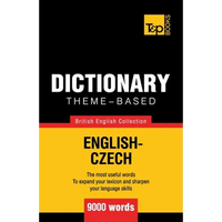 Theme-based dictionary British English-Czech - 9000 words - Paperback