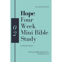 Hope - Four Week Mini Bible Study - Paperback