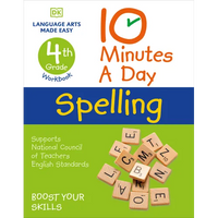 10 Minutes a Day Spelling, 4th Grade: Helps Develop Strong English Skills - Paperback