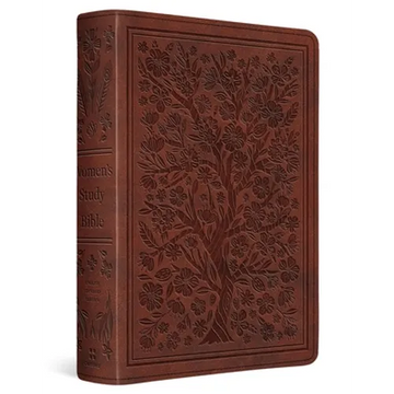 ESV Women's Study Bible (Trutone, Chestnut, Almond Tree Design) - Imitation Leather