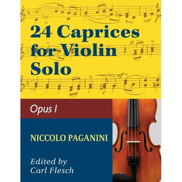 Paganini: 24 Caprices, Op. 1 - Violin solo - Paperback