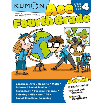 Kumon Ace Fourth Grade - Paperback
