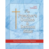 Preacher's Outline & Sermon Bible-NIV-1 & 2 Corinthians - Paperback