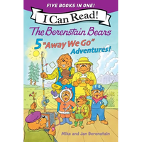 The Berenstain Bears: Five Away We Go Adventures! - Paperback