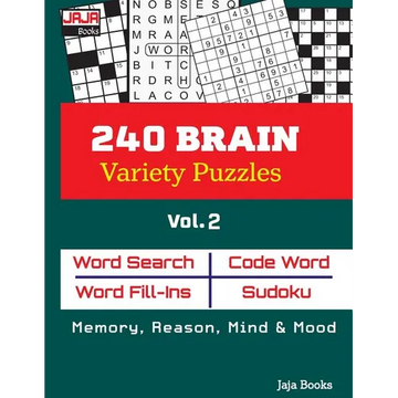 240 BRAIN Variety Puzzles; Vol. 2 - Paperback