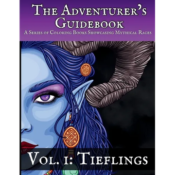 Tieflings: A Coloring Book Showcasing a Mythical Race - Paperback