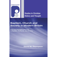 Baptism, Church and Society in Modern Britain - Paperback