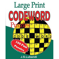 Large Print Codeword Puzzles - Paperback