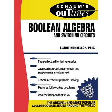 Schaum's Outline of Boolean Algebra and Switching Circuits - Paperback