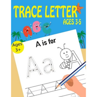 Trace Letters Ages 3-5 - Paperback