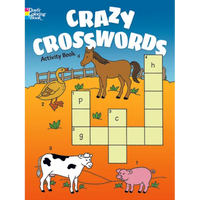 Crazy Crosswords Activity Book - Paperback