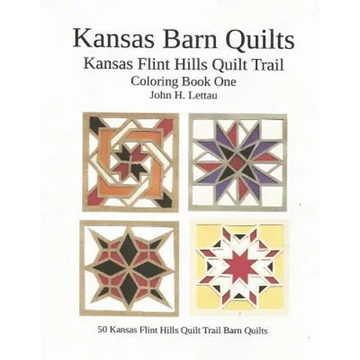 Kansas Barn Quilts Coloring Book One - Paperback