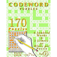 Codeword Puzzles: 170 Puzzles, Volume 2 - Paperback