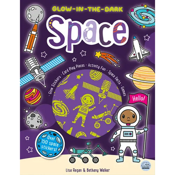 Glow-In-The-Dark Space Sticker Activity - Paperback