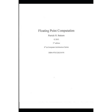 Floating Point Computation - Paperback