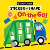Brain Games - Sticker by Shape: On the Go! (for Kids Ages 3-6) - Paperback