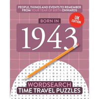 Born in 1943: Your Life in Wordsearch Puzzles - Paperback