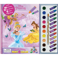 Disney Princess Deluxe Poster Paint & Color - Novelty