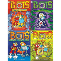 The Bots Collected Set #2: A Tale of Two Classrooms; The Secret Space Station; Adventures of the Super Zeroes; The Lost Camera - Paperback