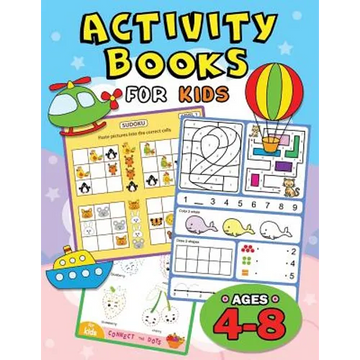 Activity books for kids ages 4-8: Easy and Fun Workbook for boys and Girls - Paperback