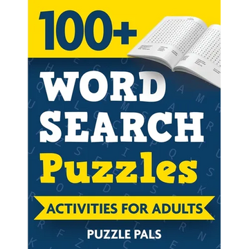 100+ Word Search Puzzles: Activities For Adults - Paperback