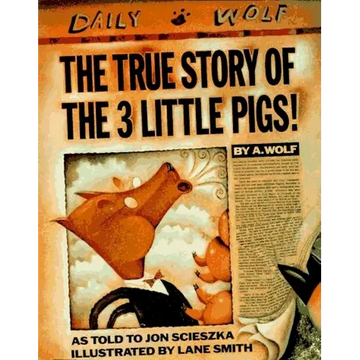 The True Story of the 3 Little Pigs - Hardcover