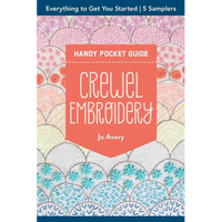Crewel Embroidery Handy Pocket Guide: Everything to Get You Started; 5 Samplers - Paperback
