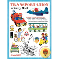 Transportation Activity Book - Paperback