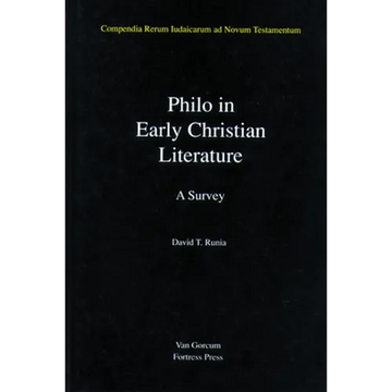 Philo in Early Christian Literature, Volume 3: A Survey - Hardcover