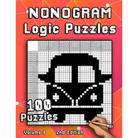 Nonogram Puzzles: Challenging Hanjie puzzle collection with japanese picture riddles Fun brain teaser for everyone - Paperback