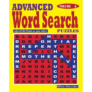 ADVANCED Word Search Puzzles. Vol. 4 - Paperback