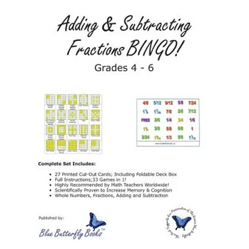 Adding & Subtracting Fractions BINGO! - Paperback